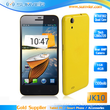 5inch IPS Mtk6582 Mobile Phone with Quad Core